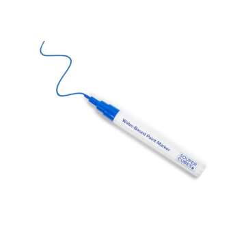 Souper Cubes Water Based Paint Marker - Pack of 3 - Blue Color - Washable, Acid Free Non Toxic Ink. ...