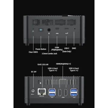MINISFORUM UM690S Mini PC with Ryzen 9 6900HX