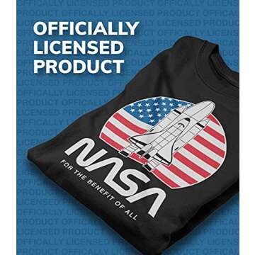 NASA Space Shuttle Hoodie - Kids Pullover Fleece Sweatshirt