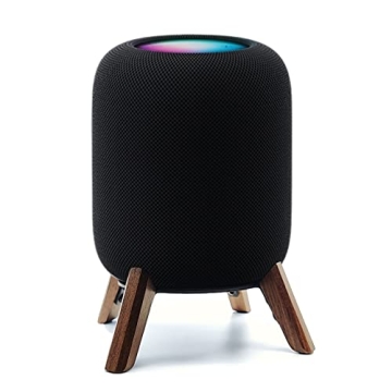 Real Wood Stand for Homepod 2nd gen (2023 Released), Wooden Holder with Metal Frame for Better Sound...