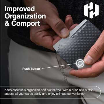 Hayvenhurst Slim Carbon Fiber Wallet - RFID Protected
