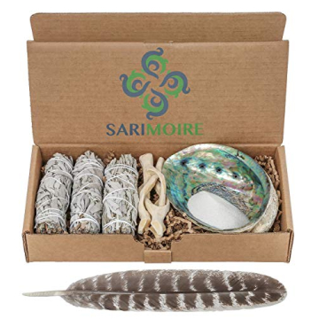 Sage Smudge Kit - White Sage Sticks & Abalone Shell