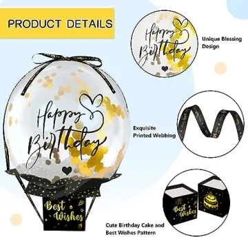 Happy Birthday Money Box Surprise Cash Gift Set