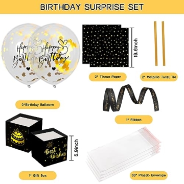 Happy Birthday Money Box Surprise Cash Gift Set