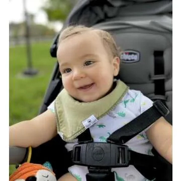 Diaper Squad Baby Bandana Bibs - 10-Pack for Teething & Drooling