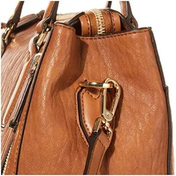 Calvin Klein Reyna Satchel - Stylish Vegan Leather Bag