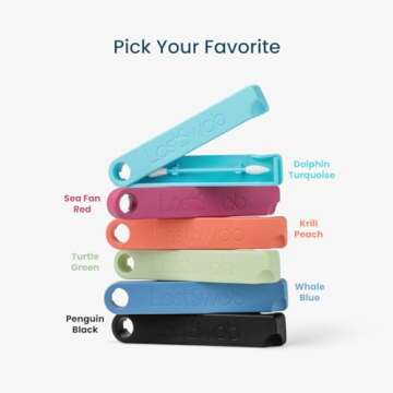 LastSwab® Reusable Cotton Swabs for Gentle & Eco-Friendly Beauty Routines - The Sustainable Alternative to Single-Use Q Tips - Zero Waste & Easy to Clean - Comes with a Convenient Travel Case Holder