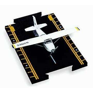 DieCast Cessna 172 Skyhawk (Blue & White) - Stunning Model Aircraft