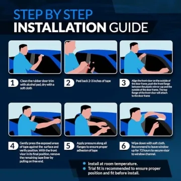 Rain Guards for Toyota Land Cruiser 1991-1997 - Easy Install