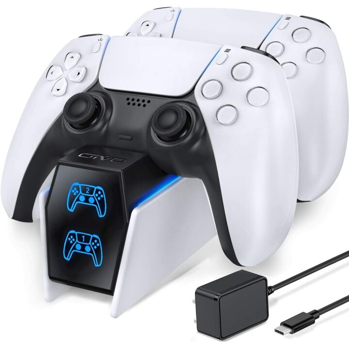 OIVO PS5 Controller Charger Station with LED Indicators