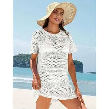 Beauty Women's Stylish Crochet Swimsuit Coverup 2025