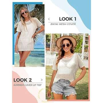 Beauty Women's Stylish Crochet Swimsuit Coverup 2025