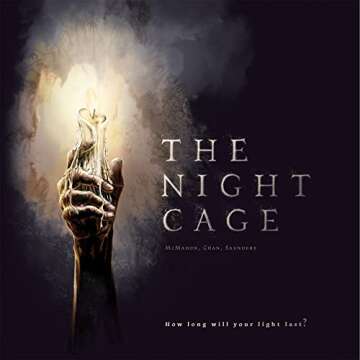 The Night Cage by Smirk and Dagger, a Spooky Cooperative Strategy Game, 1-5 Players Lost in a Dark Maze with only a Candle, Fun Horror Themed Tile Laying and Perfect for Game Night, Adults, Teens 14+