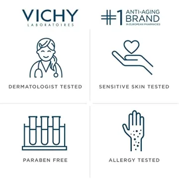 Vichy Mineral Double Glow Peel Face Mask with Exfoliating AHA Fruit Acids, Oil-Free Face Mask to Refine and Illuminate Skin, Paraben-Free