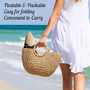 Stylish Premium Straw Woven Sun Hat for Women