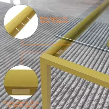 Stylish Glass Coffee Table for Modern Living Spaces