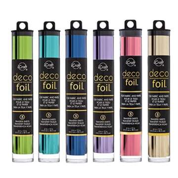 Therm O Web Deco Foil Transfer Sheets 6-Color Bundle
