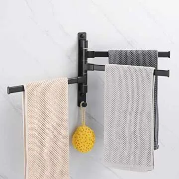 JYL HOME Swivel Hand Towel Bar for Modern Spaces