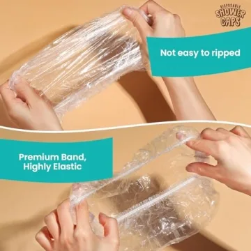 Durable 100PCS Shower Caps for Hair Care and Travel