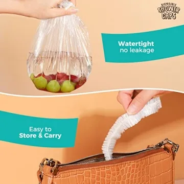 Durable 100PCS Shower Caps for Hair Care and Travel