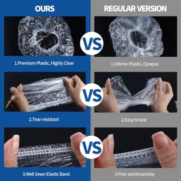 Durable 100PCS Shower Caps for Hair Care and Travel