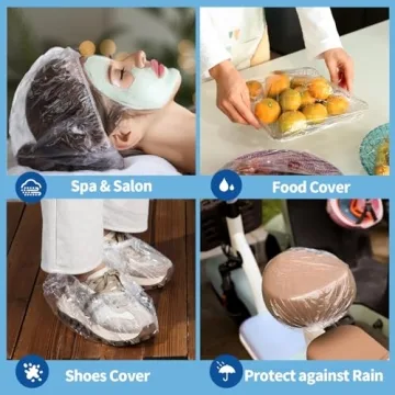 Durable 100PCS Shower Caps for Hair Care and Travel