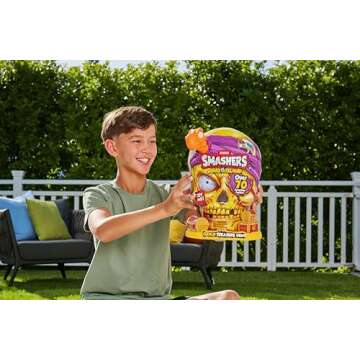 Smashers Dino Island Gold Treasure Hunt (Orange) by ZURU, Treasure Hunt Themed Toy, Interactive Toy, Collectable Toy for Kids and Teens