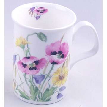 Roy Kirkham English Meadow Set of Three Mugs - Elegant Gifts