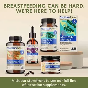 Motherlove More Milk Special Blend (120 Capsule Value Size) Herbal Lactation Supplement w/Goat’s Rue to Build Breast Tissue & Support Breast Milk Supply—Non-GMO, Organic Herbs, Vegan, Soy-Free