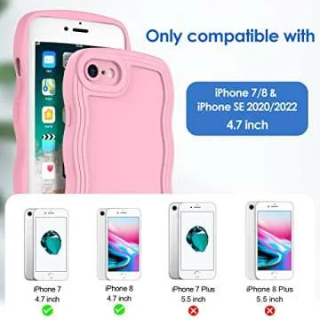 Stylish Wavy iPhone SE Case 2022 - Soft & Protective