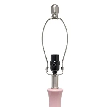 Elegant Rose Pink Teardrop Table Lamp for Stylish Spaces