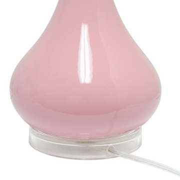 Elegant Rose Pink Teardrop Table Lamp for Stylish Spaces