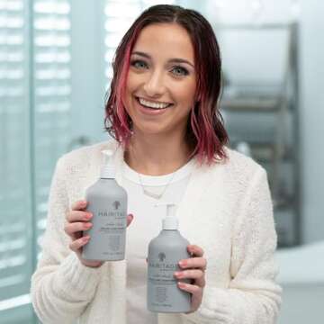 Hairitage Color Check Moisturizing Shampoo and Conditioner Set - UV Protection for Color Treated Hai...