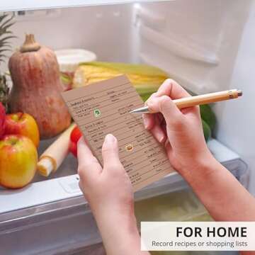 Lined Sticky Notes - Boho Color, Set of 8 Pads, 4x6