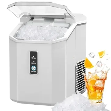 Nugget Ice Maker Countertop for Chewable Ice - 34Lbs/Day