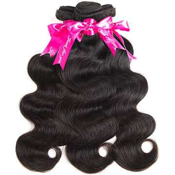 Brazilian Human Hair Bundles 20 22 24Inch 12A Body Wave Bundles Human Hair 100% Unprocessed Brazilia...