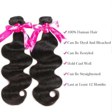Brazilian Virgin Body Wave Hair Bundles for Luxurious Styles