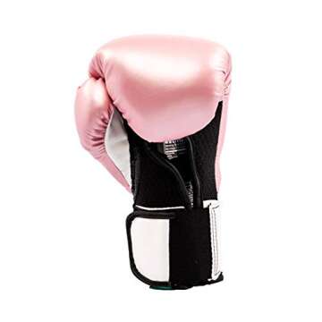 Everlast Pro Style Elite Workout Training Boxing Gloves Size 12 Ounces, Pink