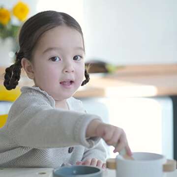 nunukids Wooden Play Food Sets for Kids Kitchen 42 pc Wooden Toys with Storage Basket Wood Pretend F...