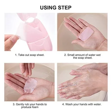 Portable Disposable Soap Sheets for Travel Hygiene