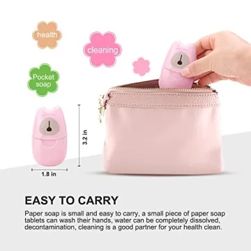 Portable Disposable Soap Sheets for Travel Hygiene