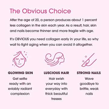 Obvi Collagen Peptides Protein Powder | Supports Gut Health, Healthy Hair, Skin, Nails with Biotin & Vitamins | Hydrolyzed Grass-Fed Bovine | No Sugar, Gluten-Free | 30 Servings, Golden Milk