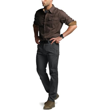 CQR Men's 100% Cotton Flannel Shirt for All Occasions
