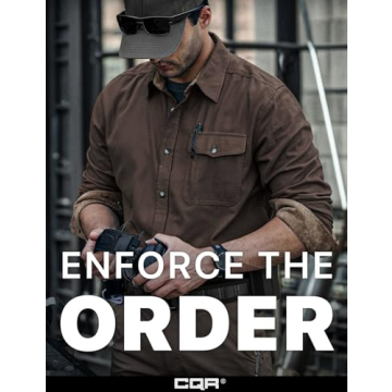 CQR Men's 100% Cotton Flannel Shirt for All Occasions