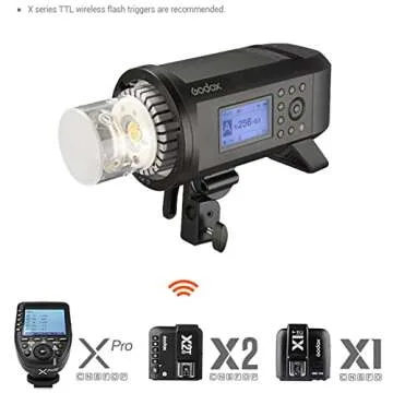 Godox AD600 Pro AD600Pro 600Ws Outdoor Flash Strobe Light,2.4G TTL 1/8000s HSS Studio Flash Monolight,Godox Flash for Canon Nikon Sony Fuji Olympus Panasonic