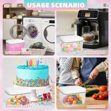 LFZHAN 94Oz One-Click Pop-Up Laundry Pods Container