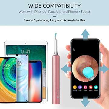 Bebird M9 Wireless Ear Wax Removal Tool with Camera Accessory