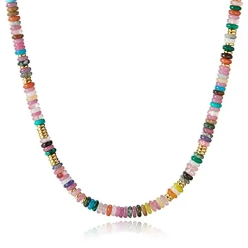 KissYan Boho Beaded Choker Necklace - Stylish Handmade Jewelry for Women