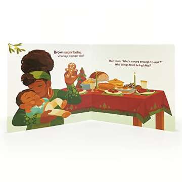 Brown Sugar Baby Christmas Joy Board Book - Beautiful Holiday Story for Mothers and Newborns, Ages 0-3