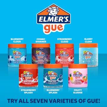 Elmer's Gue Pre Made Slime, Glassy Clear Slime, Great for Mixing in Add-ins, 2 Count